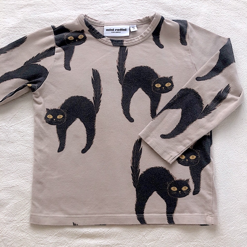 Mini Rodini 2-3Y Cat Long sleeve T-shirts